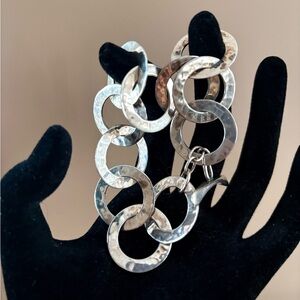 RLM Studio Robert Lee Morris Sterling Silver Link Bracelet❣️